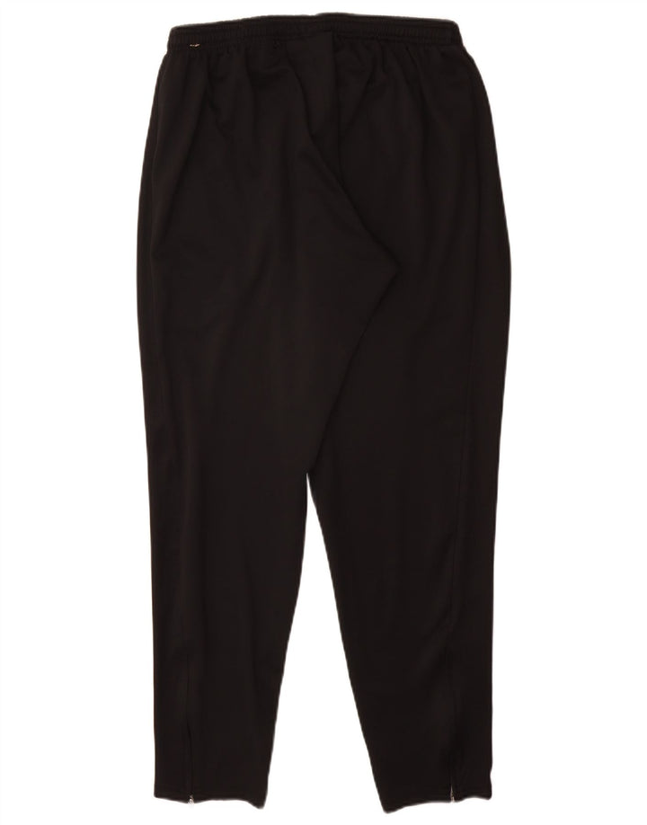 NIKE Pantalon de survêtement Dri Fit pour femme UK 14 Large Noir Polyester