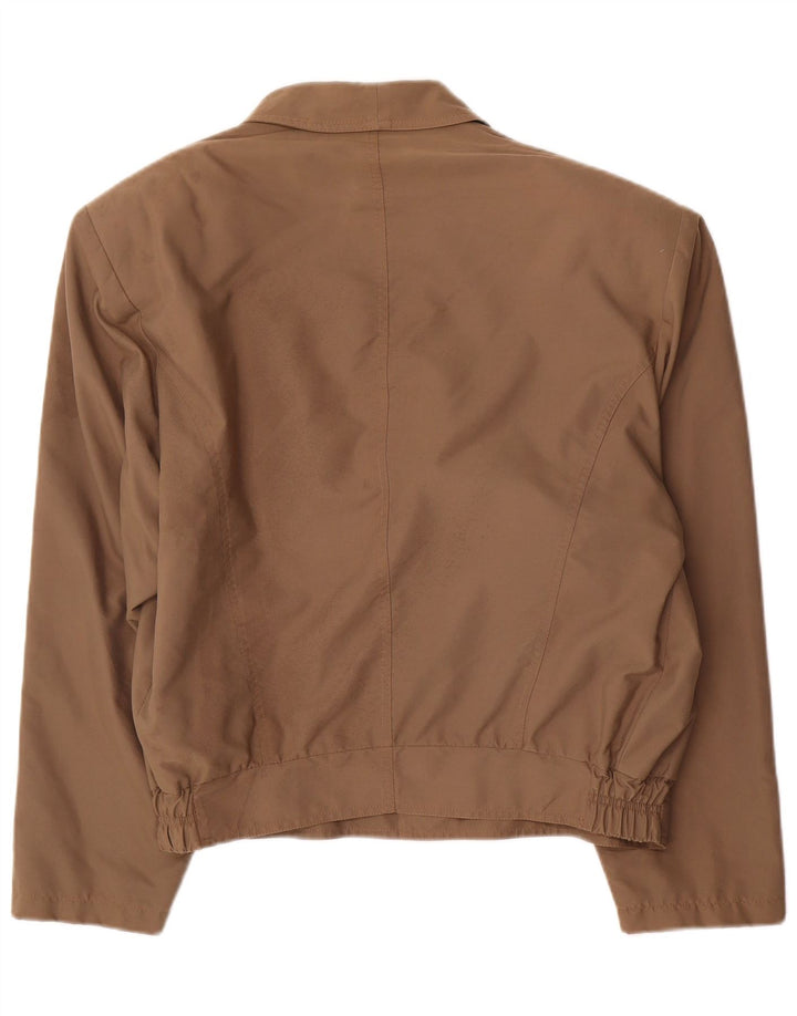 Mancini Veste Bomber Double Boutonnage Homme UK 42 XL Beige Polyester