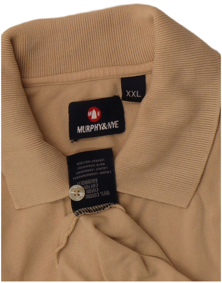 Murphy & Nye Polo Homme 2XL Coton Beige