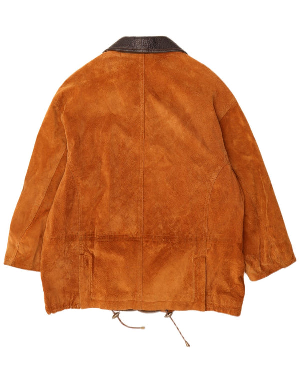 Conbipel Manteau en daim pour homme Natural Wear UK 40 Grand cuir marron