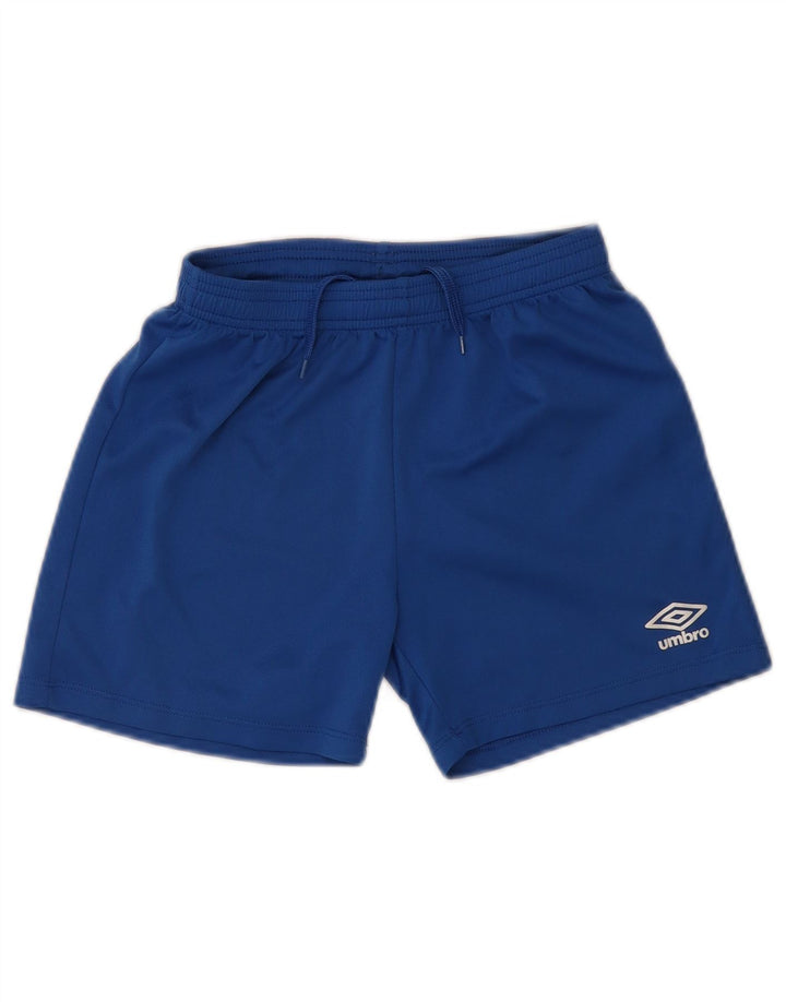 UMBRO Short de sport garçon 8-9 ans petit bleu polyester
