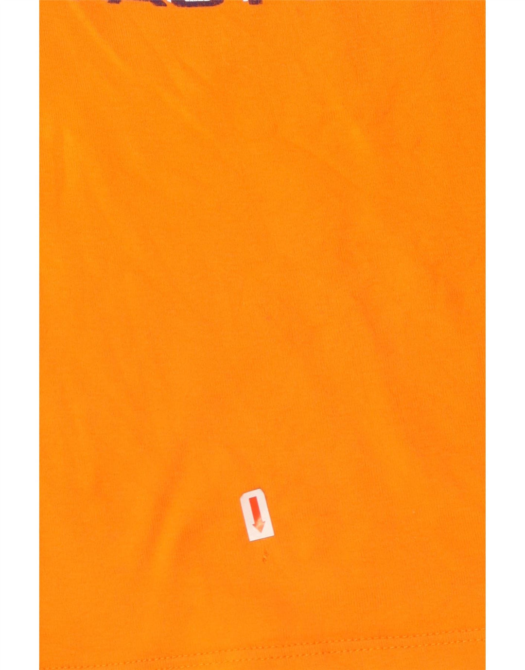 LEE T-shirt court graphique pour femme UK 12 en coton orange moyen