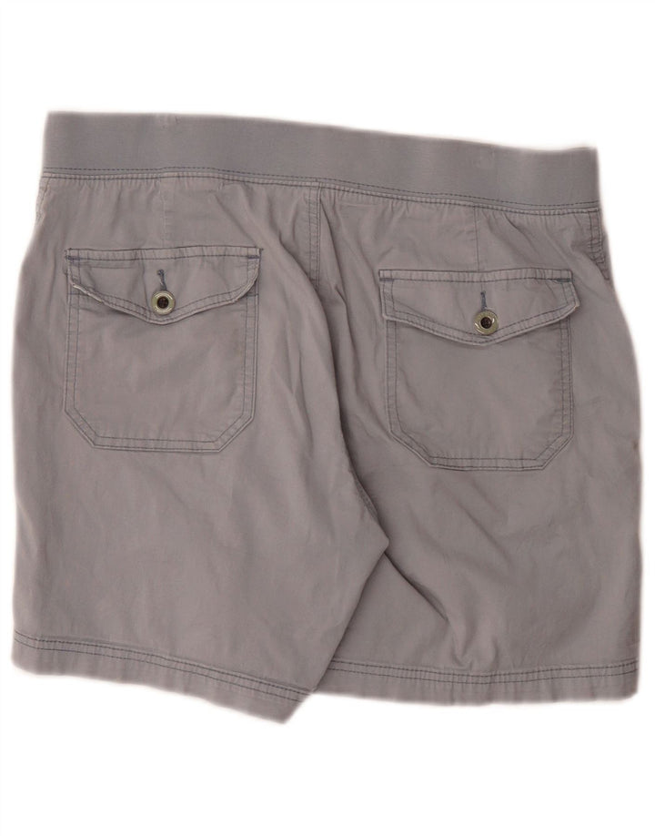 Lee Short cargo pour femme US 12 Large W32 Bleu Coton