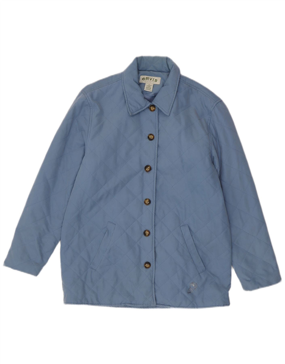 Orvis Veste matelassée pour femme UK 14 Bleu moyen Polyester