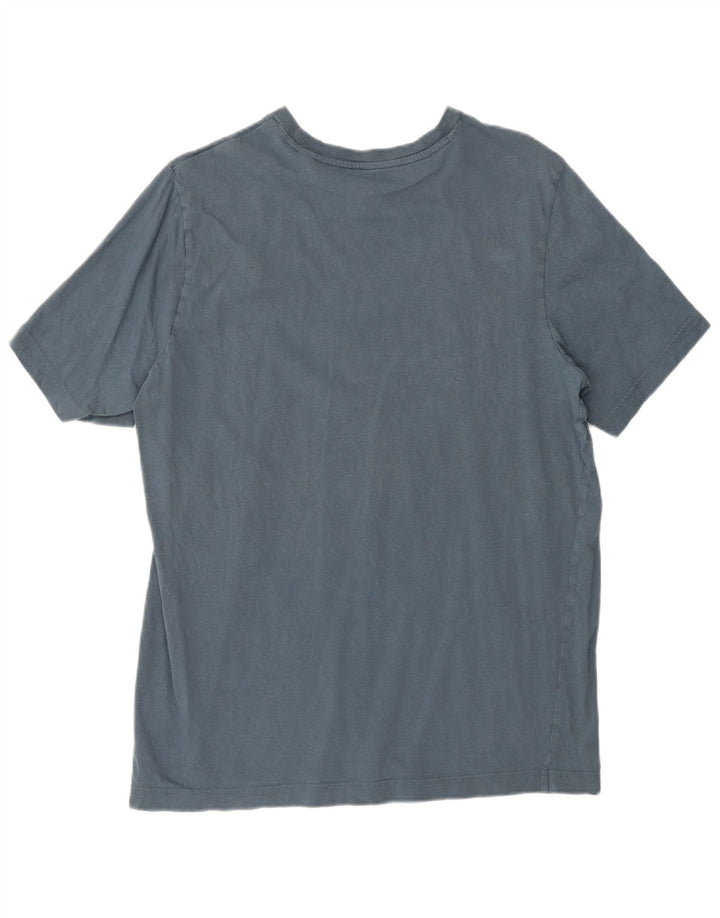 Adidas T-Shirt Graphique Homme Bleu Moyen Coton