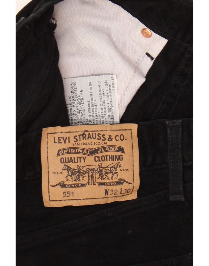 Levi's Jean Droit 551 Homme Noir W32 L30 Coton