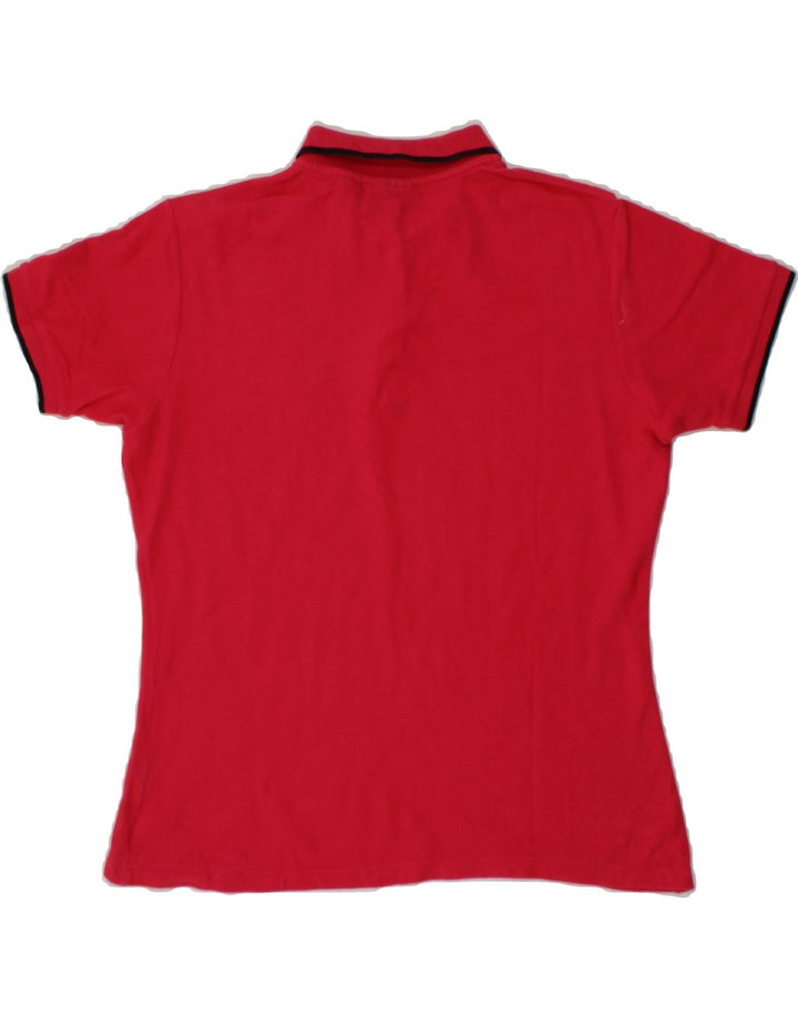 FILA Womens Polo Shirt UK 16 Large Red Cotton Vintage Fila and Second-Hand Fila from Messina Hembry 