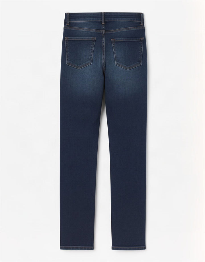 Marks & Spencer Jean droit pour femme UK 8 Small W36 L28 Bleu marine