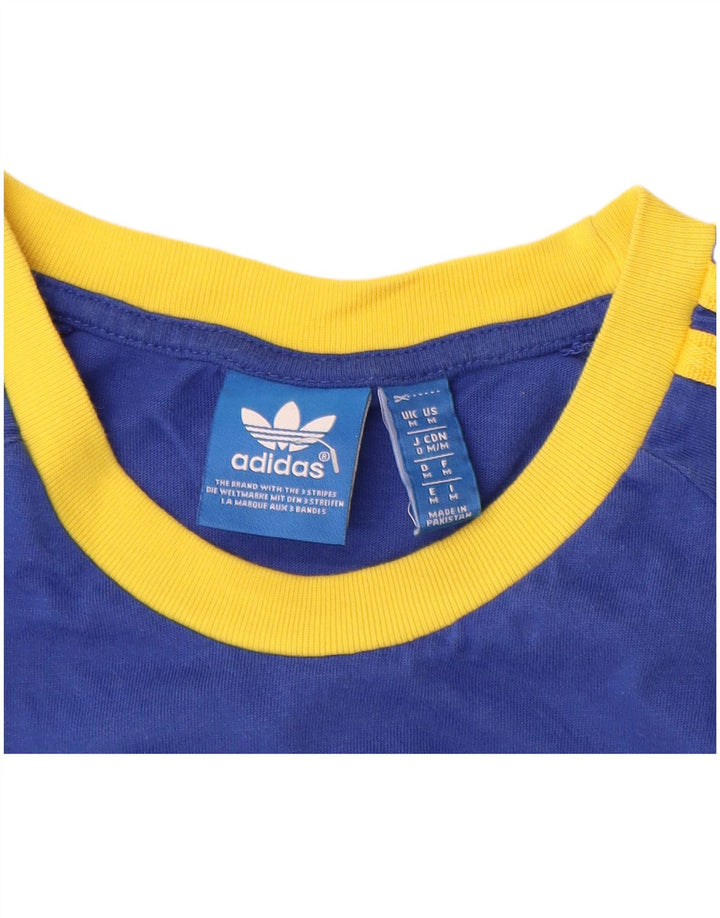 ADIDAS T-Shirt Homme Bleu Marine Moyen Coton