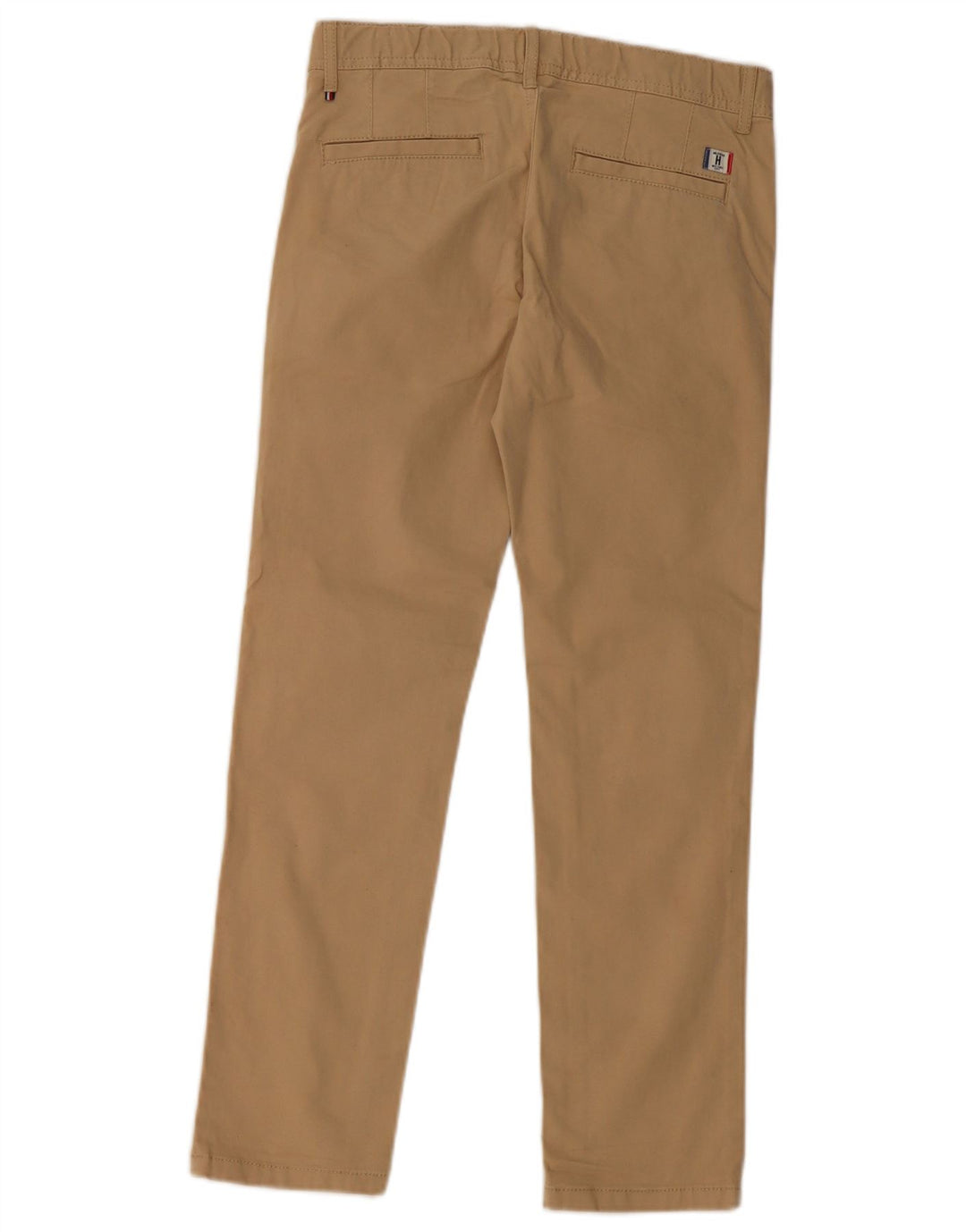 TOMMY HILFIGER Pantalon Chino Slim Garçon 9-10 ans W26 L25 Coton Beige