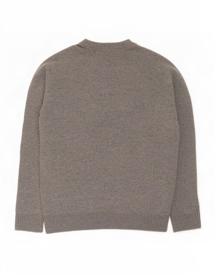 Zara Pull Col Bateau Homme Petit Gris Laine