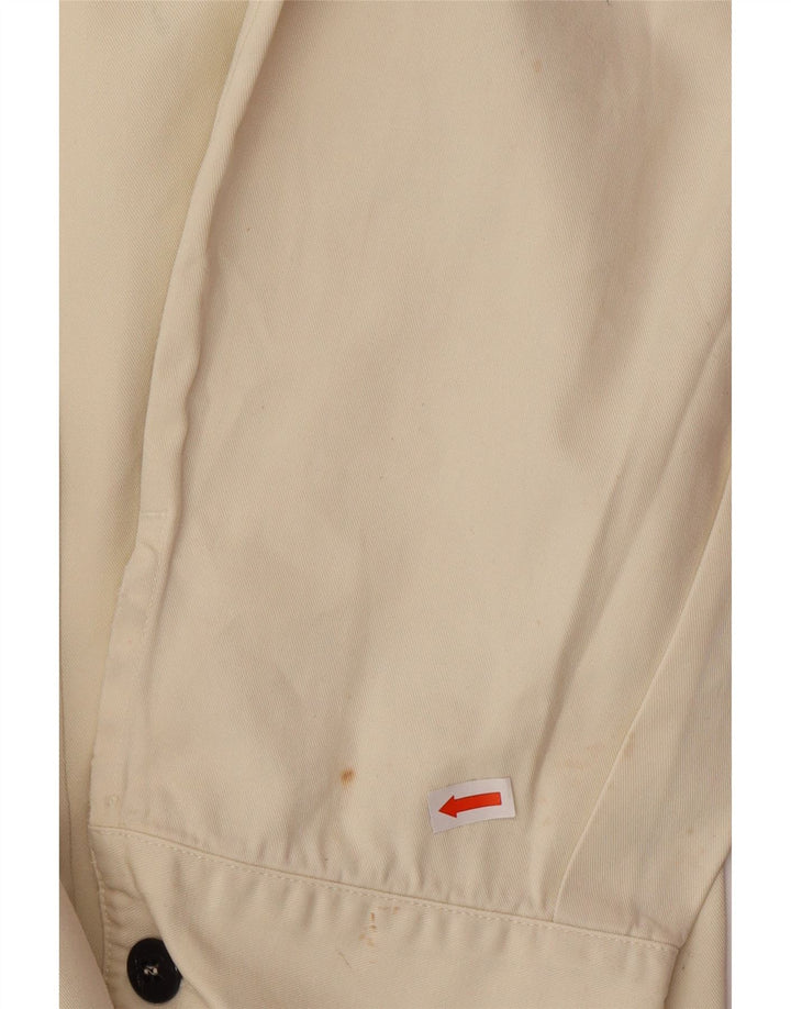 STONE ISLAND Chemise Homme 2XL Blanc Cassé Coton Classique