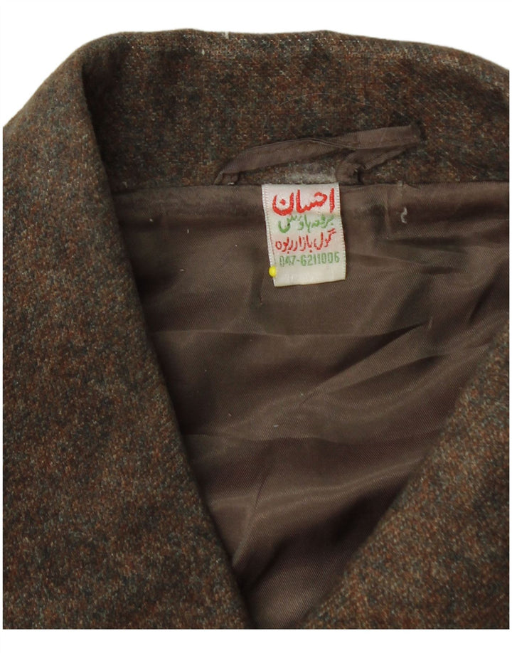 pardessus femme vintage UK 14 Brun moyen