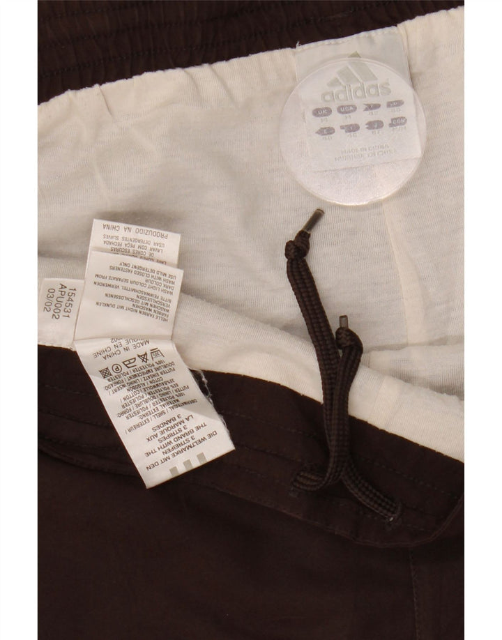 ADIDAS Pantalon de survêtement pour femme UK 14 Marron moyen Polyester