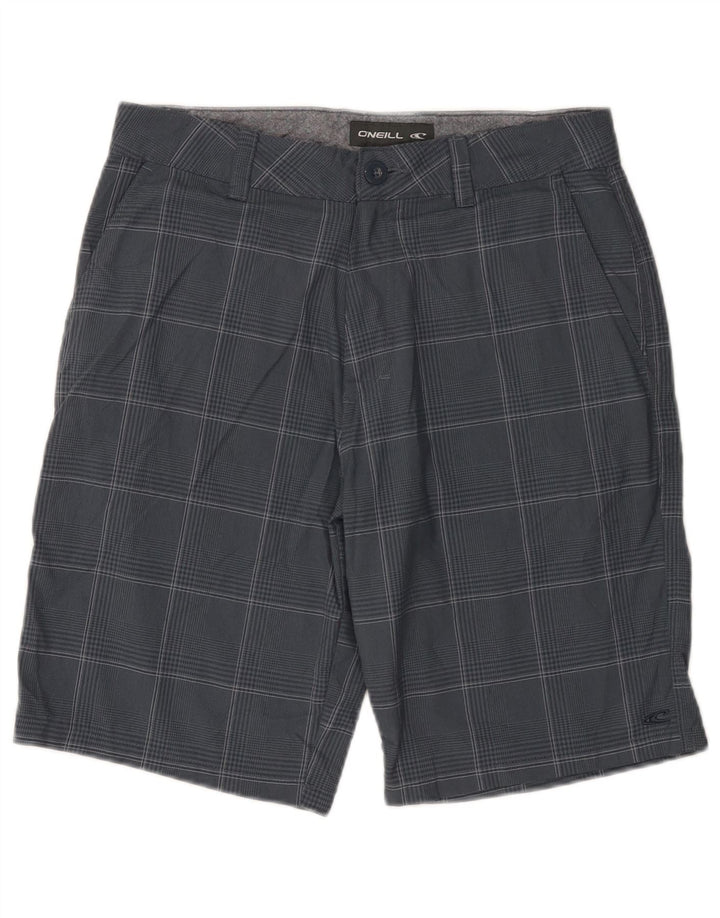 O'Neill Short Chino Homme W30 Bleu Marine Moyen à Carreaux Polyester