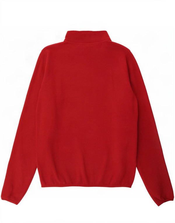 The North Face Pull polaire Polartec à col zippé pour femme UK 14 Large Rouge