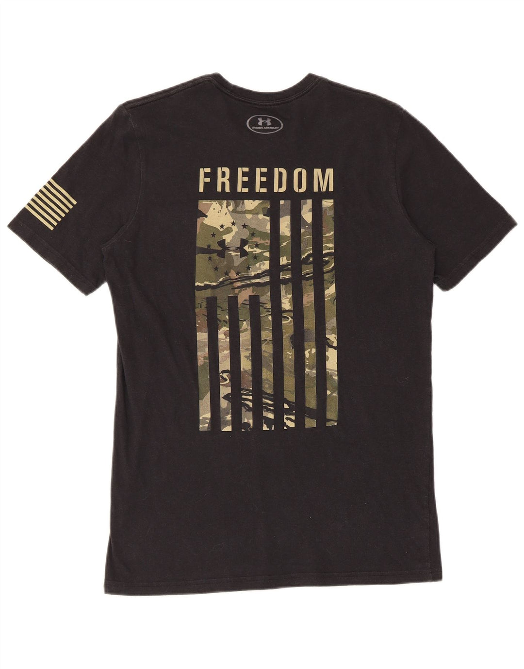 UNDER ARMOUR T-shirt Heat Gear Graphic pour hommes, petit, noir