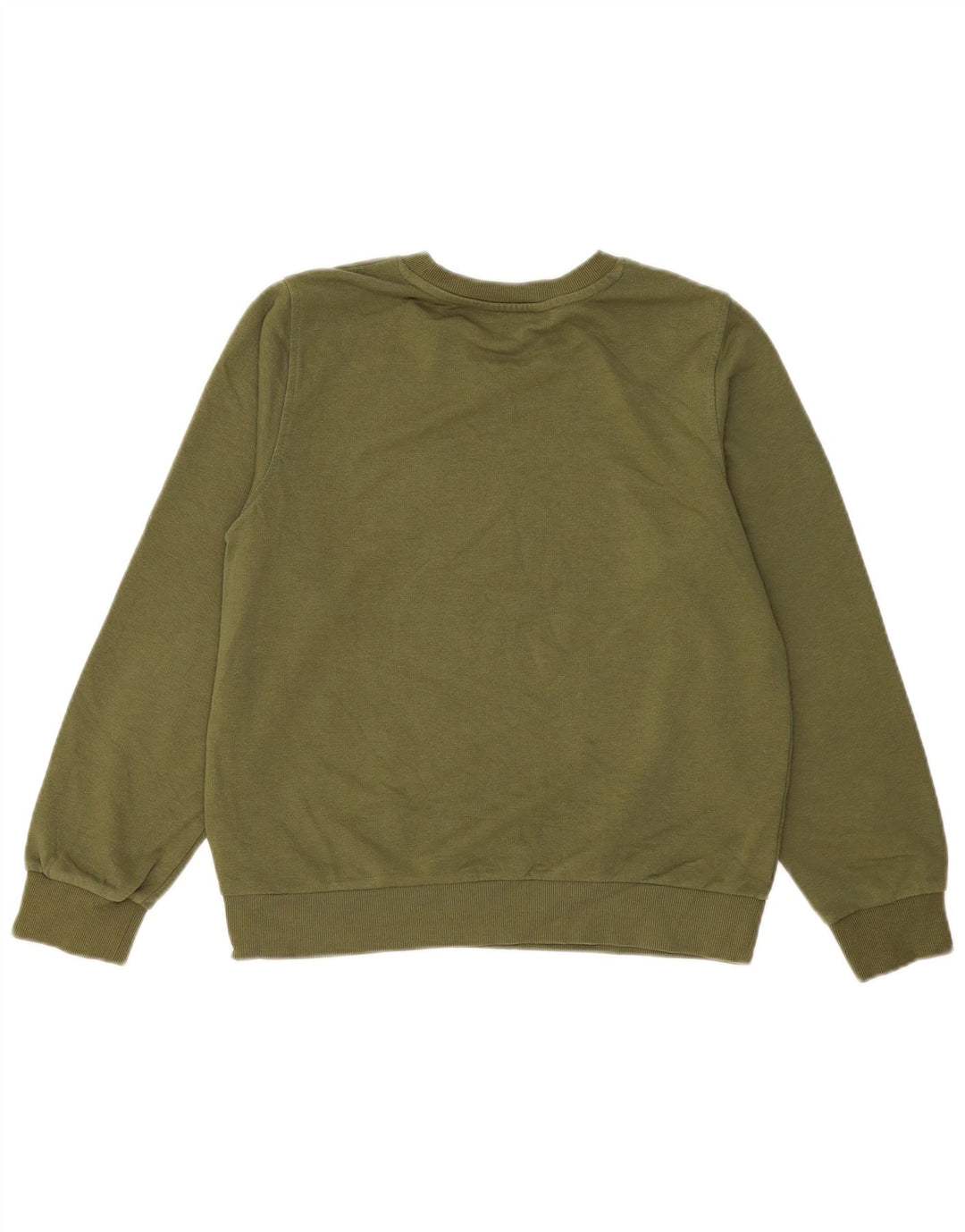 Marks & Spencer Sweat-shirt pour femme UK 12 en coton kaki moyen