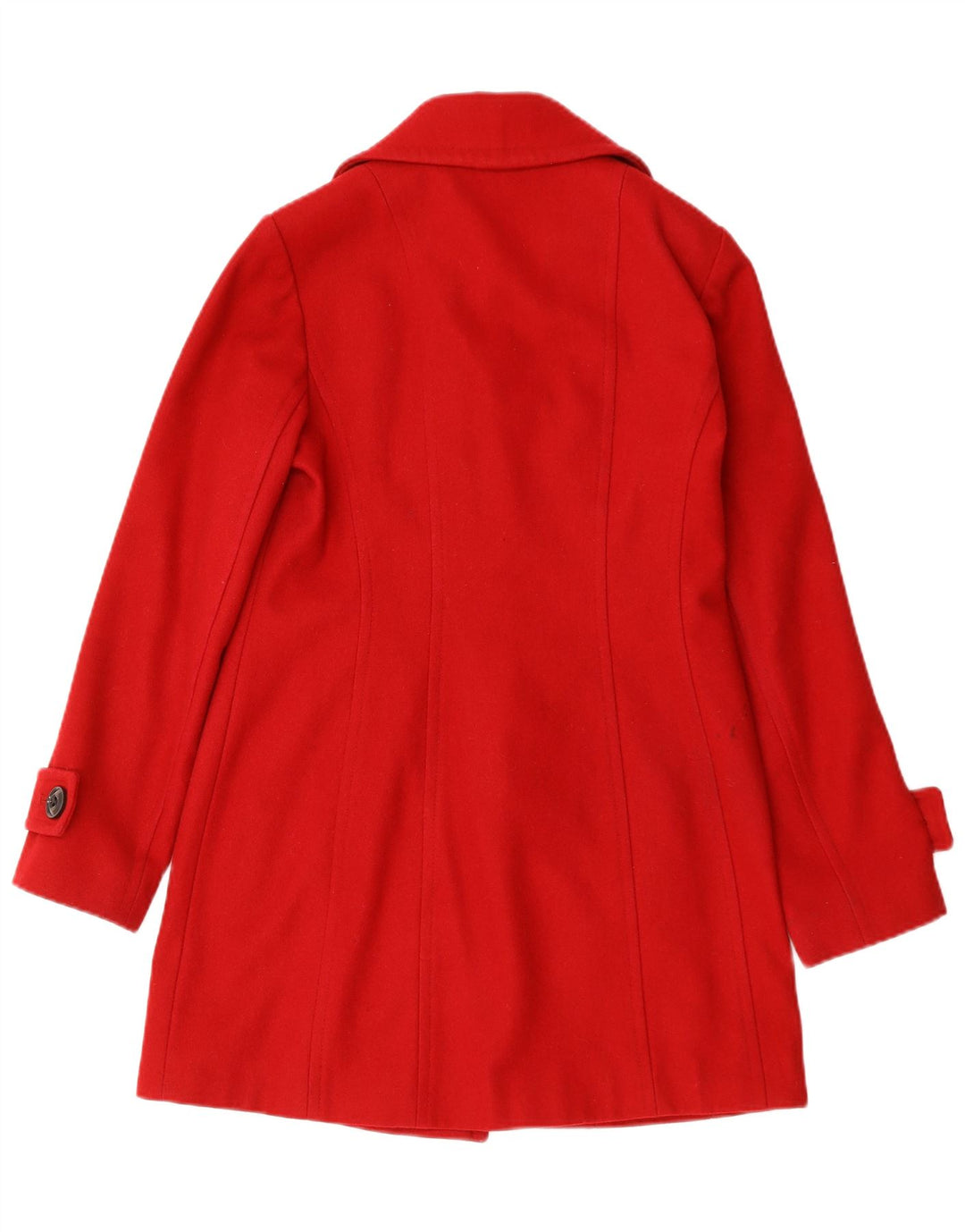 ANNE KLEIN Manteau croisé pour femme UK 10 Petit Rouge