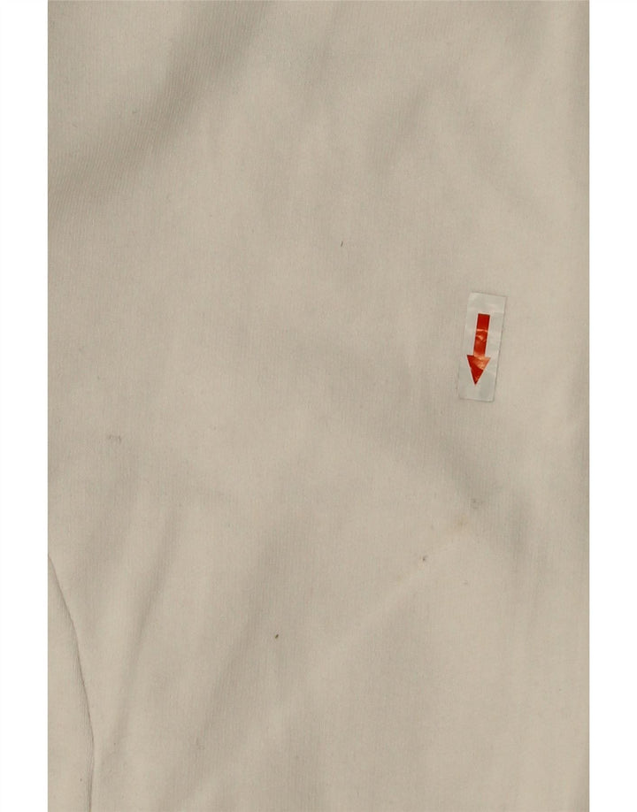 Adidas Veste de survêtement pour femme UK 12 en coton blanc moyen