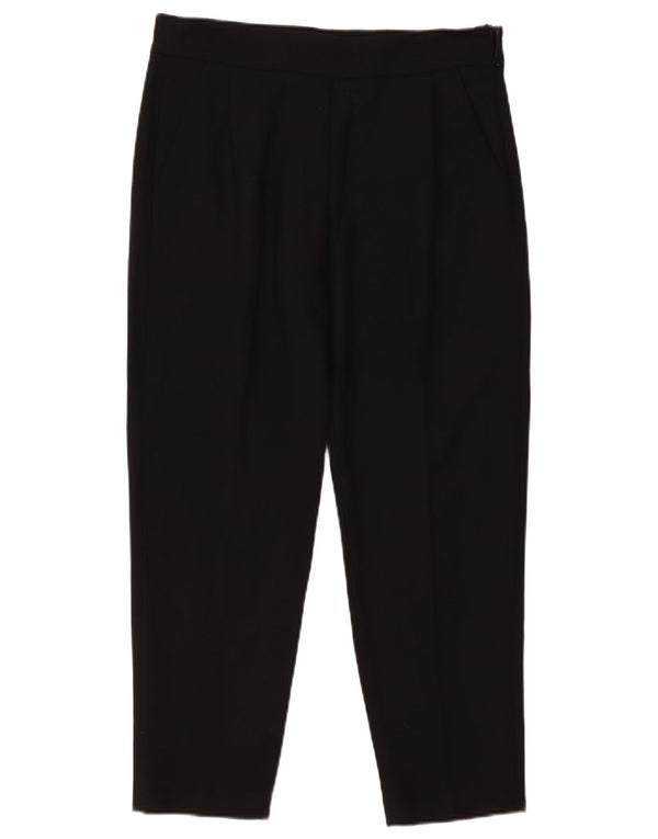 French Connection Pantalon court pour femme UK 12 Medium W32 L26 Noir