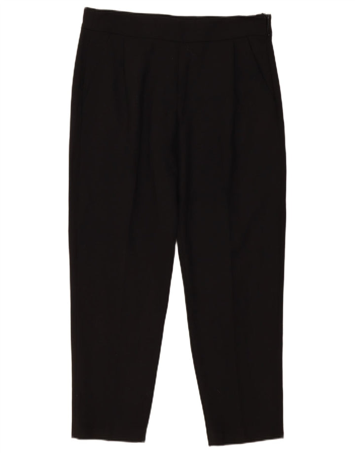 French Connection Pantalon court pour femme UK 12 Medium W32 L26 Noir