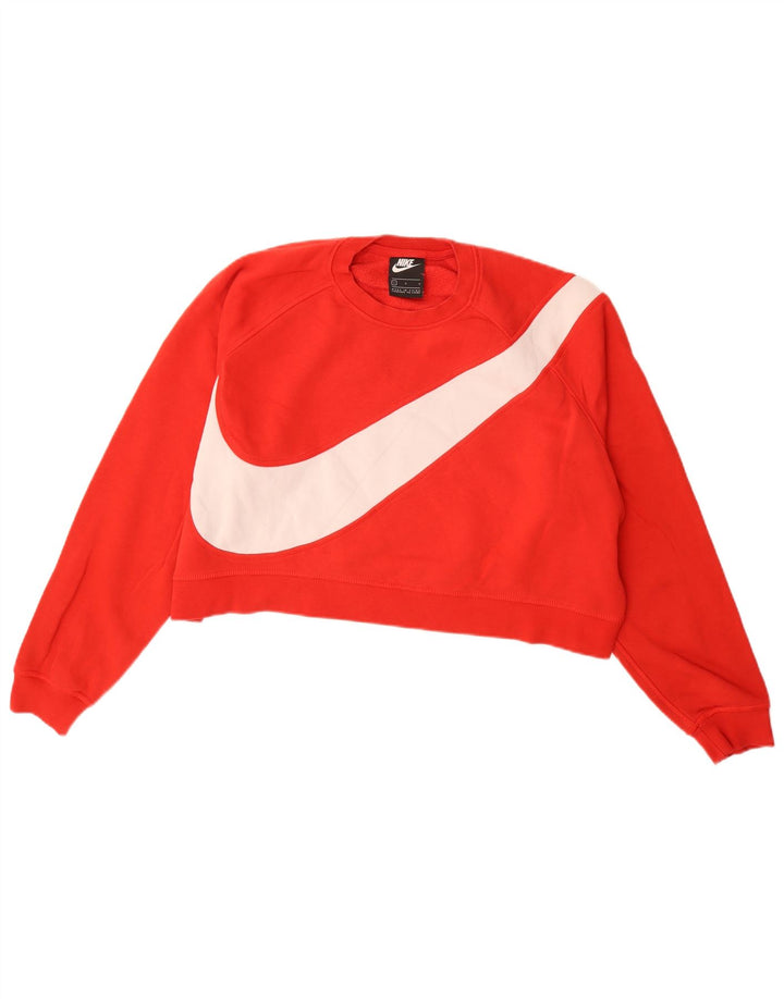 NIKE Sweat-shirt court surdimensionné pour femme UK 16 Grand Rouge
