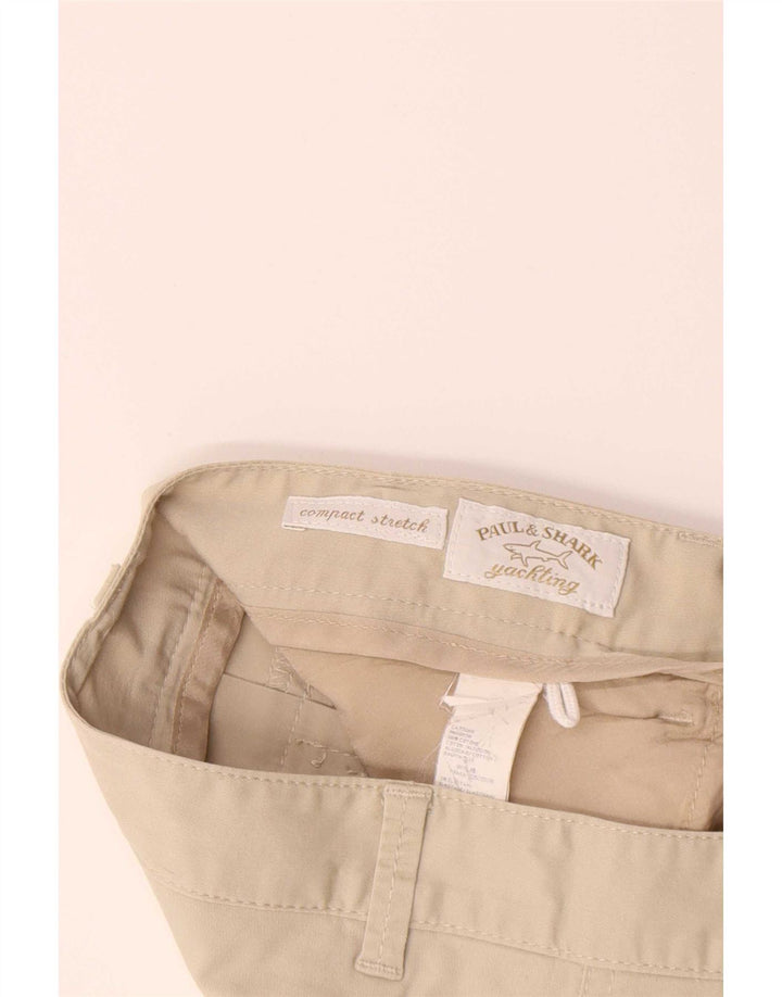 Paul & Shark Pantalon décontracté bootcut pour femme IT 44 Medium W32 L29 Beige