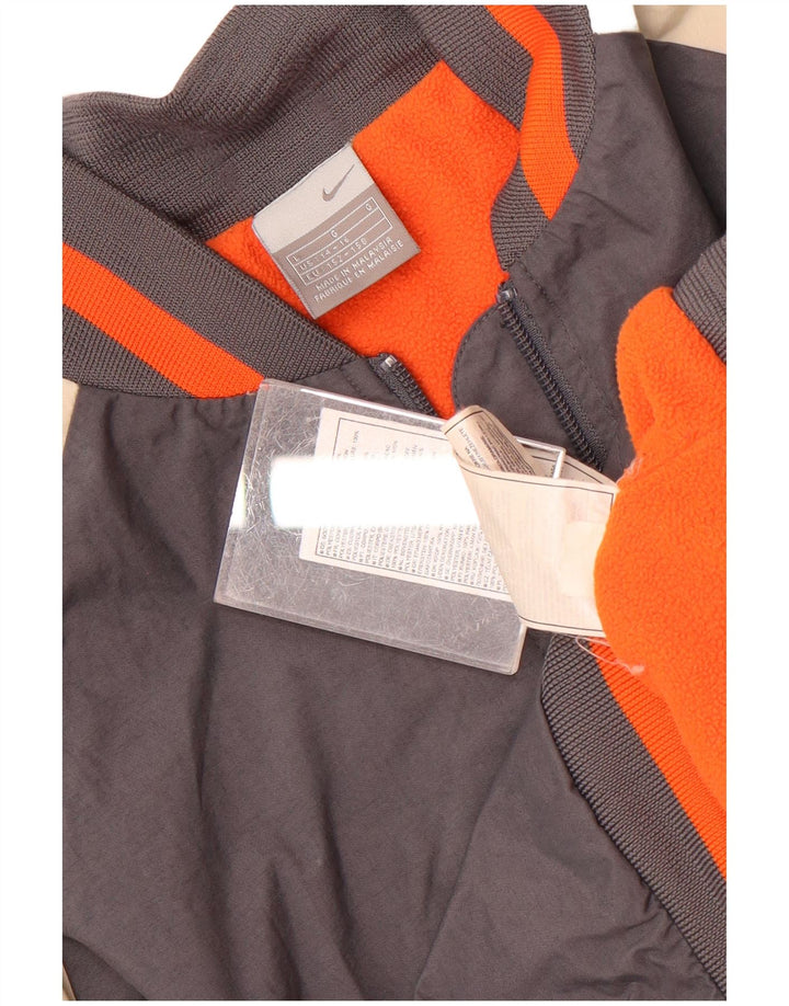 Nike Boys Track & Field Bomber Jacket 12-13 ans Large Gris Colorblock