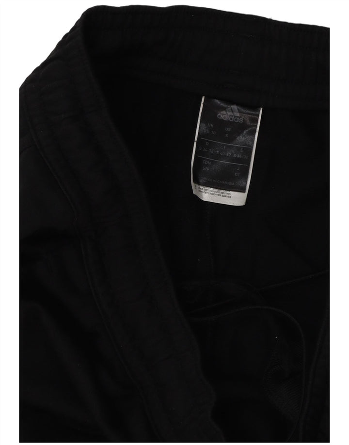 Adidas Pantalon de survêtement pour femme UK 8/10 Small Noir Polyester
