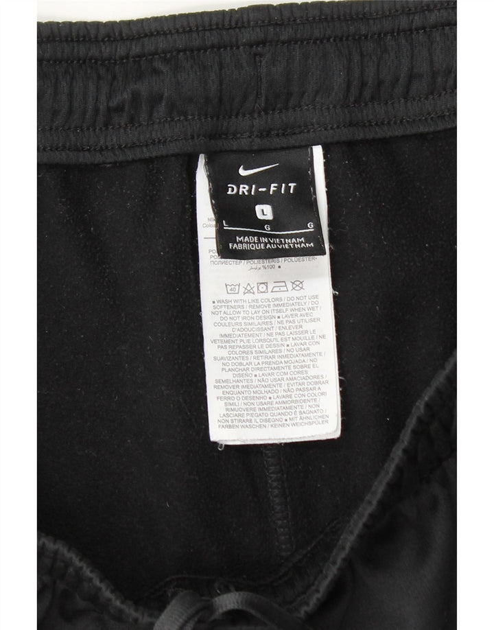 Pantalon de survêtement Nike Dri Fit pour hommes, grand, noir, polyester