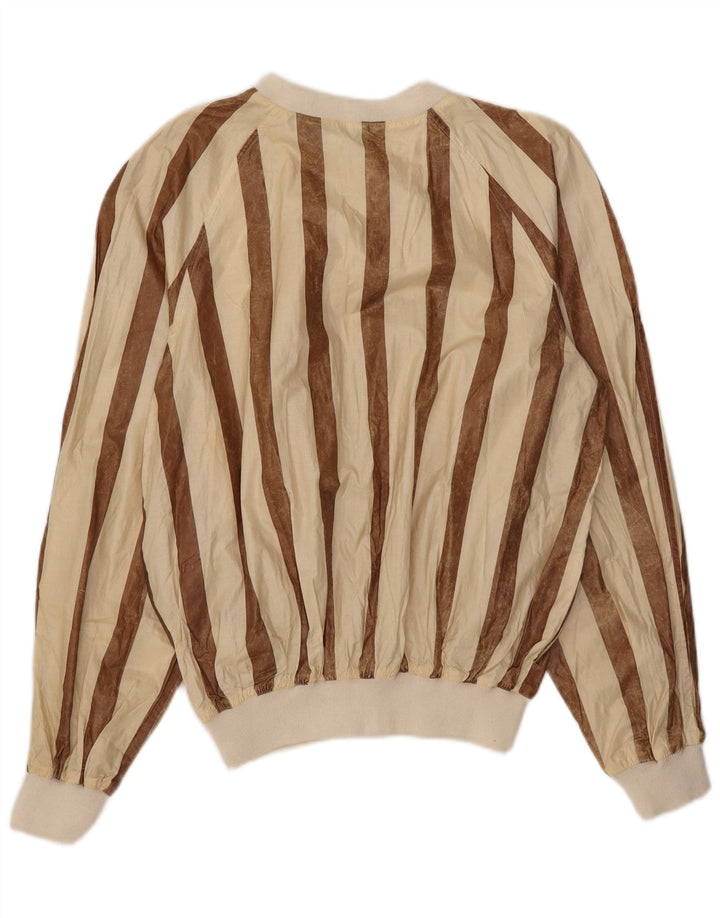 Daniel Hechter Pull graphique pour homme IT 52 Large Beige Rayé