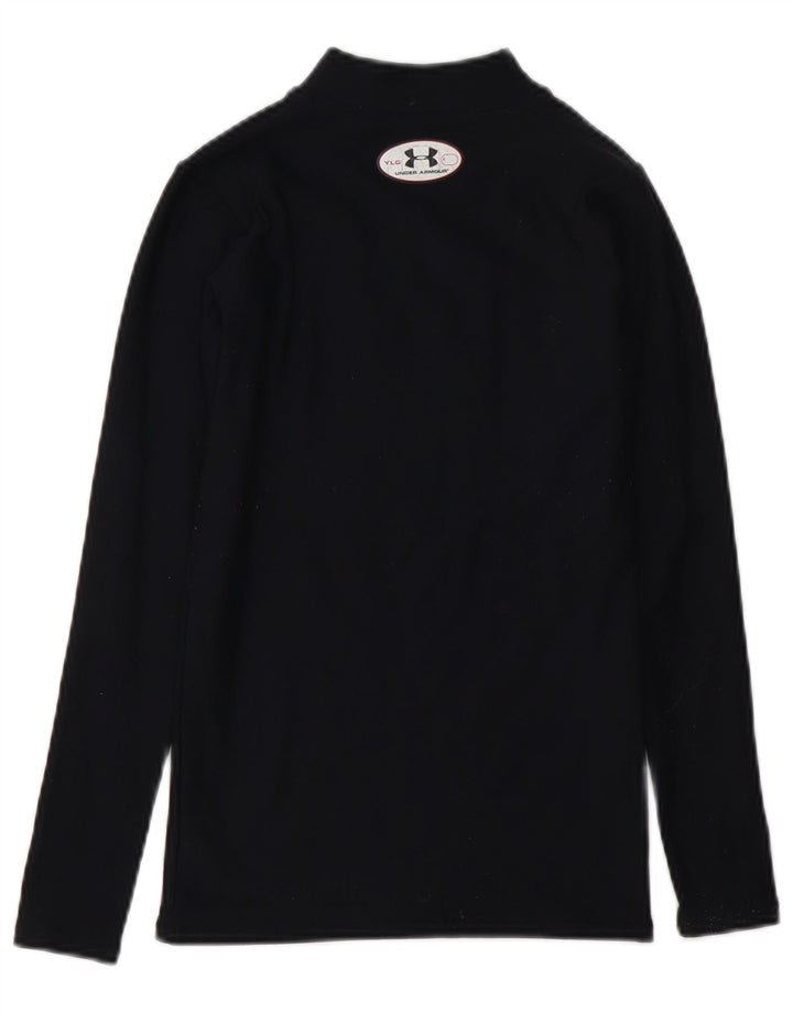 Under Armour Cold Gear Top à manches longues pour garçon 11-12 ans Noir Taille L