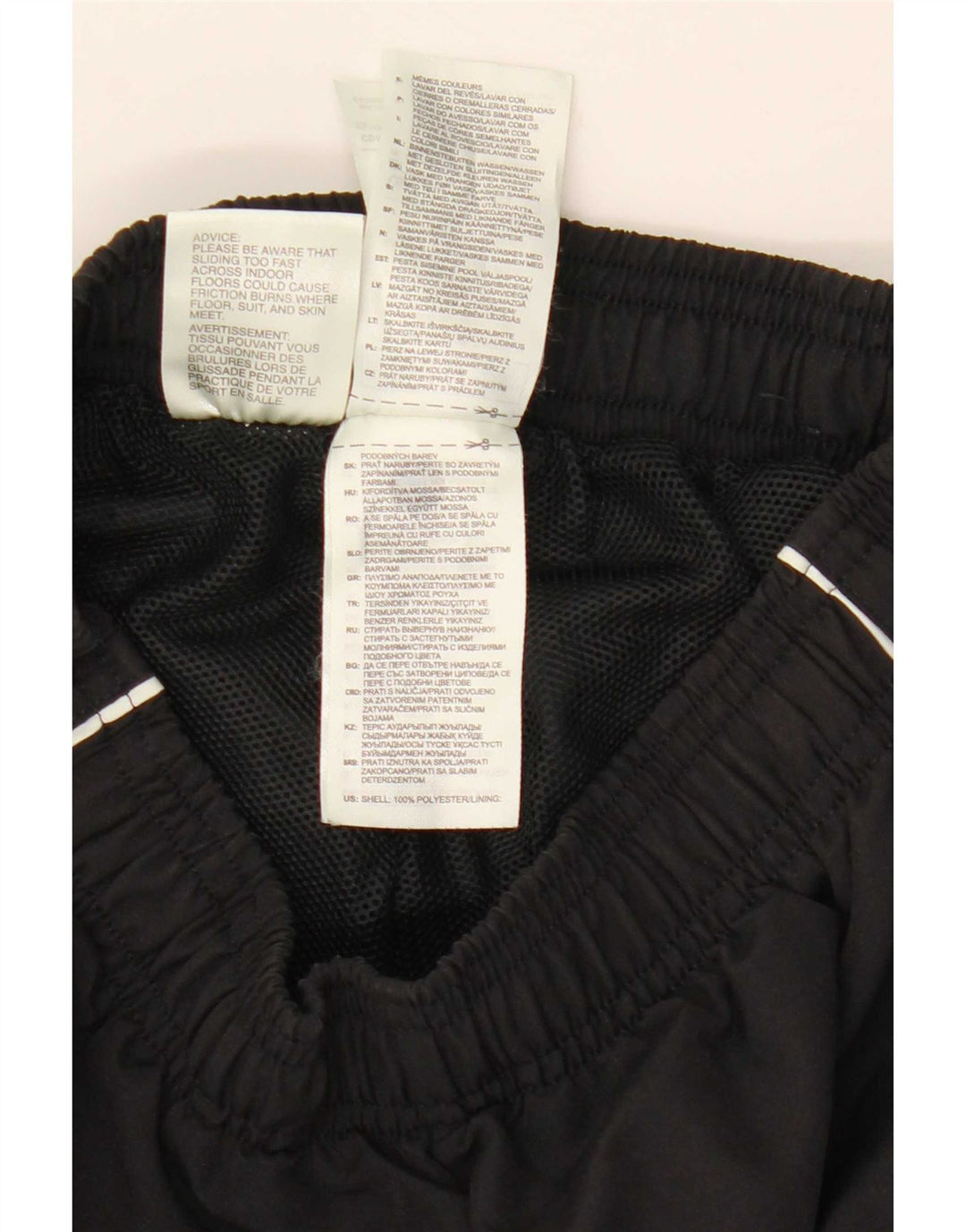 Adidas Pantalon de survêtement pour homme XS Noir Polyester