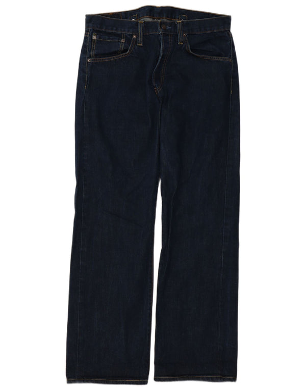Levi's Jean évasé 542 Homme W32 L32 Bleu Marine Coton