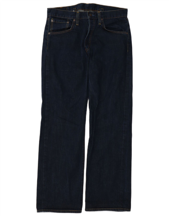 Levi's Jean évasé 542 Homme W32 L32 Bleu Marine Coton