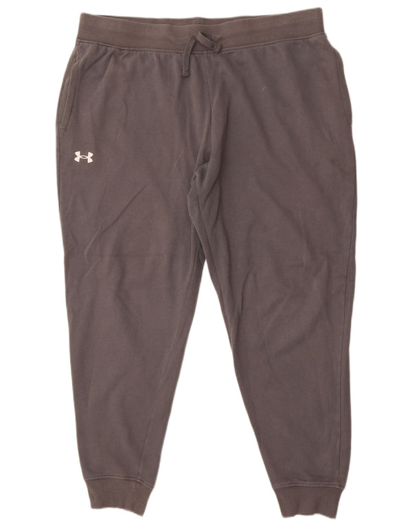 Under Armour Pantalon de Survêtement Joggers 2XL Gris Coton Homme