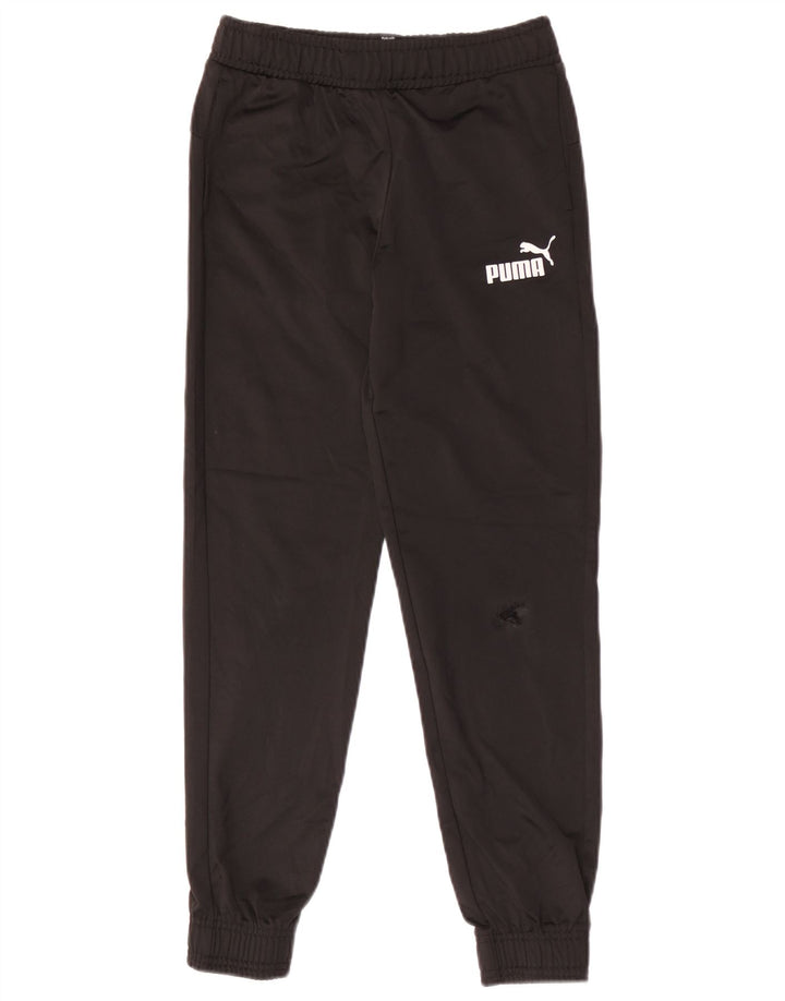 Puma Pantalon de Survêtement Garçon 11-12 ans Noir Polyester
