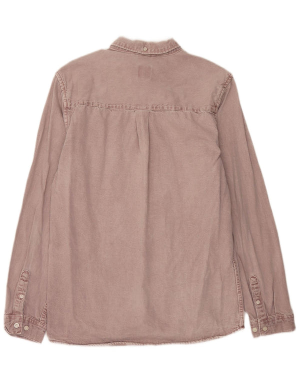 Chemise En Jean Zara Homme Violet Moyen Coton