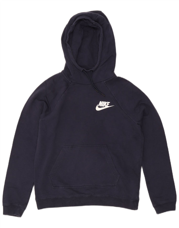 NIKE Pull à capuche pour homme Petit coton bleu marine