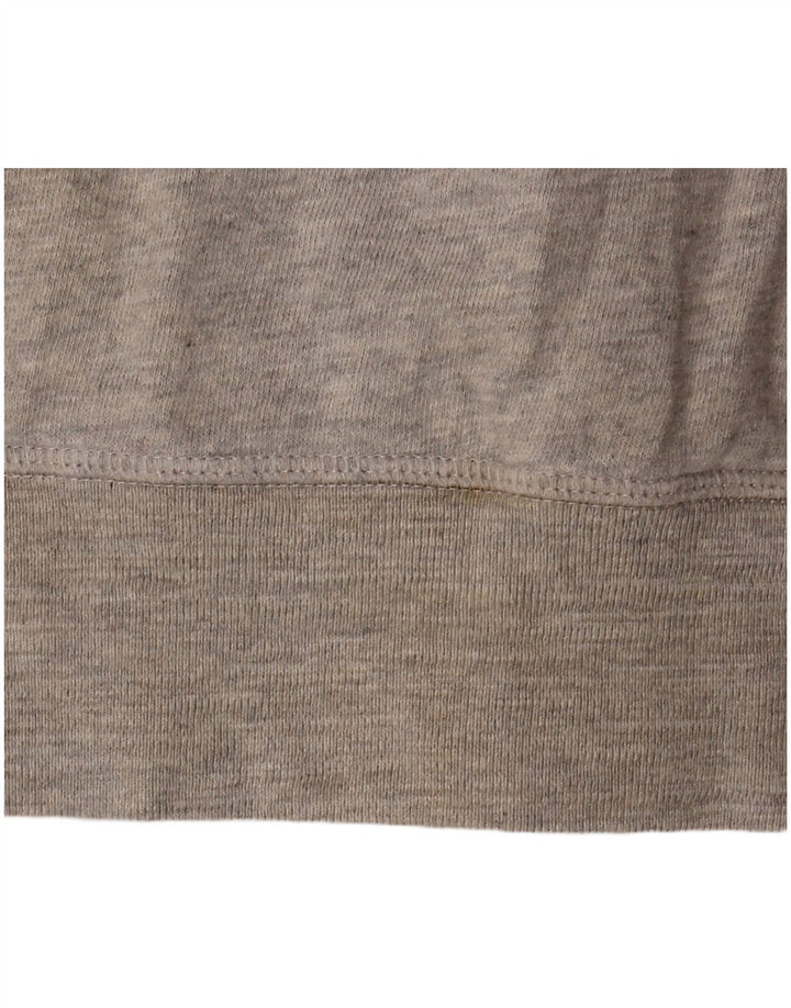 Marks & Spencer Pull à capuche zippé surdimensionné pour femme UK 10 Petit coton gris