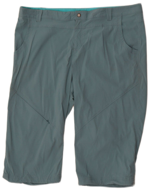 Eddie Bauer Short décontracté pour femme Petite Bermuda US 18 2XL W40 L17 Bleu