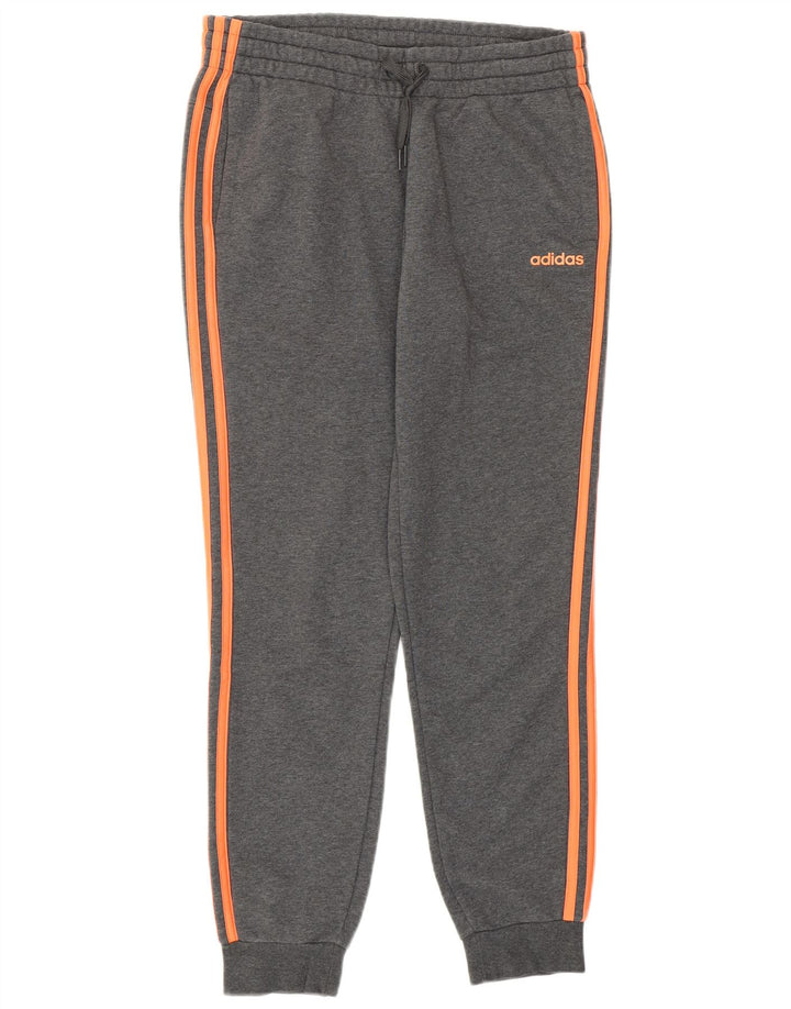 ADIDAS Pantalon de survêtement pour femme Joggers UK 12/14 Gris moyen Coton