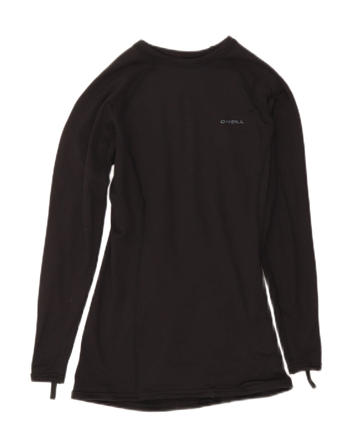 O'Neill Haut Performance Fit à manches longues pour femme UK 14 Large Noir Nylon