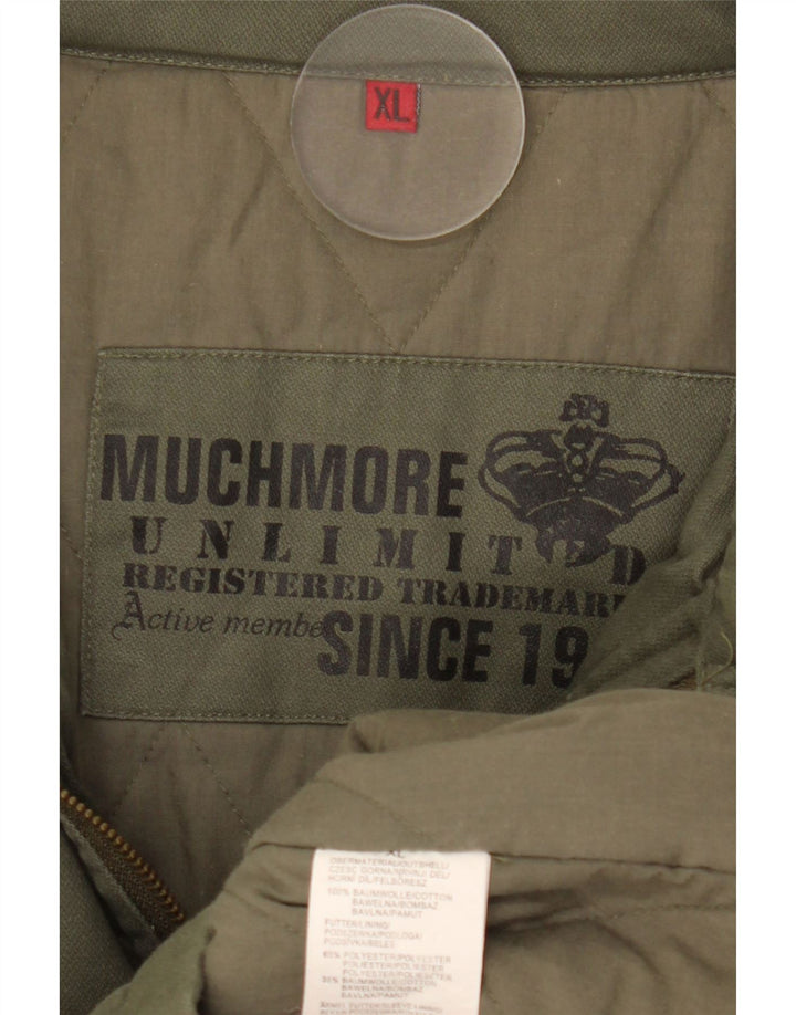 Muchmore Veste Militaire Homme UK 42 XL Kaki Coton
