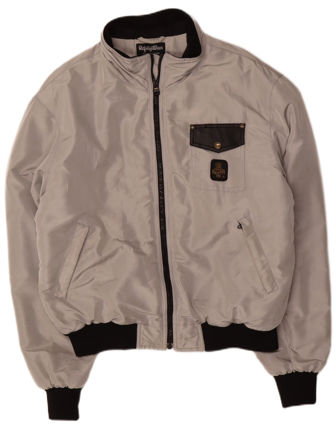 Refrigiwear Hommes Cruz Bomber Veste UK 42 XL Gris Polyester