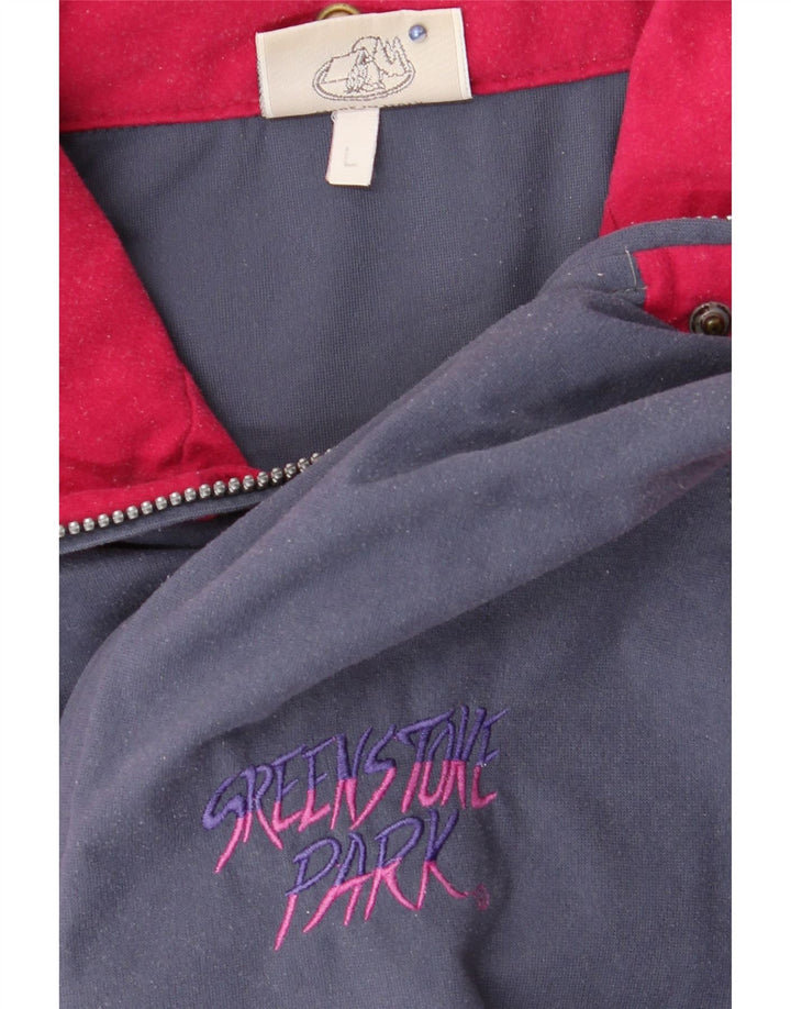 SREEKSTONE PARK Mens Tracksuit Top Jacket Large Multicoloured Colourblock Vintage Sreekstone Park and Second-Hand Sreekstone Park from Messina Hembry 