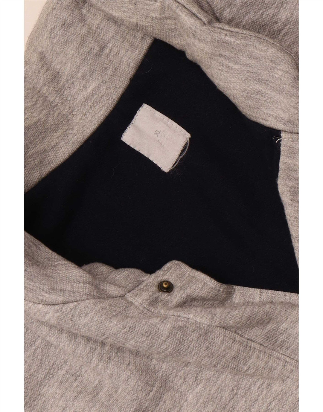 vintage Mens Sans Manches Survêtement Top Veste XL Gris Moucheté