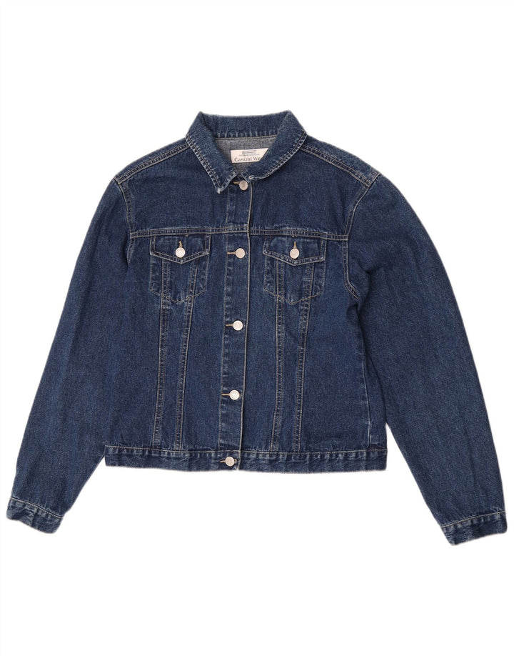 St. Bernard Veste en jean pour femme UK 16 Large Bleu Coton