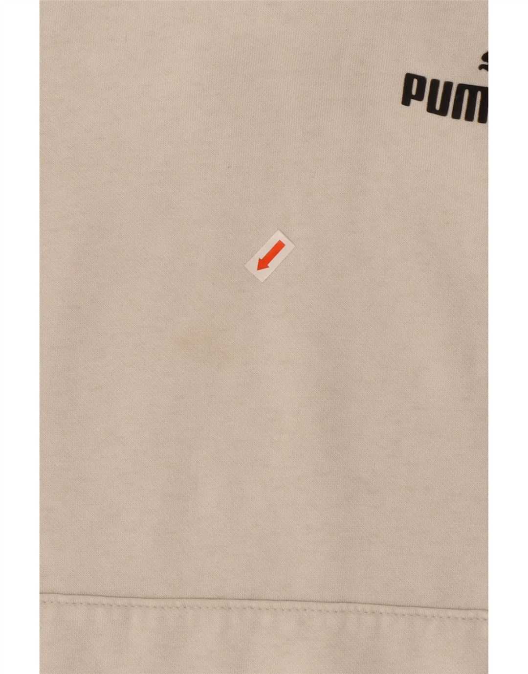 Puma Pull à capuche pour femme UK 12 Medium Blanc Polyester